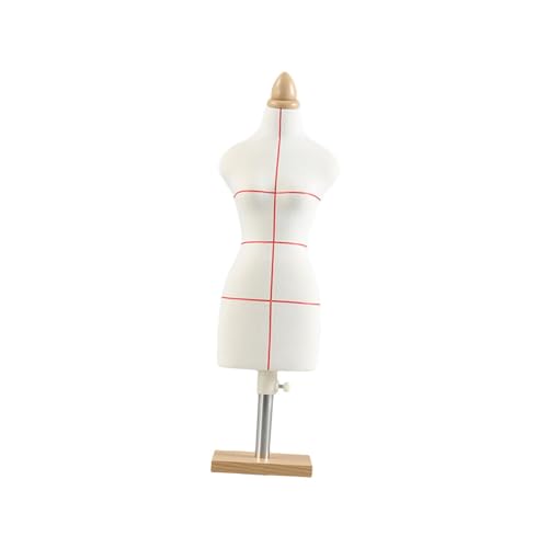 Folpus Puppenkleiderform Mini Schneidermodell Modell Schneider Form, 46 cm und quadratische Basis von Folpus