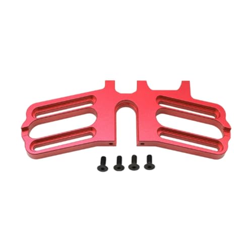Folpus RC -Auto -Doppelmotorhalterung 1/7 Stabiler Motormontierhalter Schnellfreisetzung für Fernbedienungsfahrzeuge Teile, Rot von Folpus