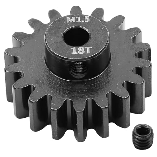 Folpus RC-Car-Ritzel, 5,0 mm Bohrung, einfache Installation, professioneller Direktaustausch, Robustes Hochleistungszubehör, 18t Folpus RC-Car-Ritzel, 5,0 mm Bohrung, einfache Installation, professioneller Direktaustausch, Robustes Hochleistungszubehör, 18t von Folpus