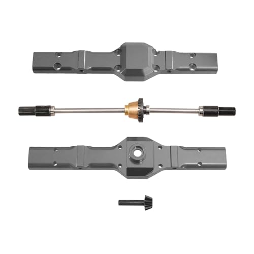 Folpus RC Hinterachse, Aluminiumlegierung RC Auto LKW Teile Modellauto Zubehör 127mm Hintere Brückenachse für D22 1/10, Grau Folpus RC Hinterachse, Aluminiumlegierung RC Auto LKW Teile Modellauto Zubehör 127mm Hintere Brückenachse für D22 1/10, Grau von Folpus