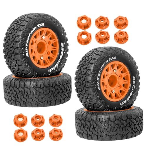 Folpus RC-Rad und Reifen, 4 Ersatz-DIY-Ersatzteile, einfache Installation, Modell, DIY-Ersatzteil, professionelles Zubehör für 1/10 727, Orange Folpus RC-Rad und Reifen, 4 Ersatz-DIY-Ersatzteile, einfache Installation, Modell, DIY-Ersatzteil, professionelles Zubehör für 1/10 727, Orange von Folpus