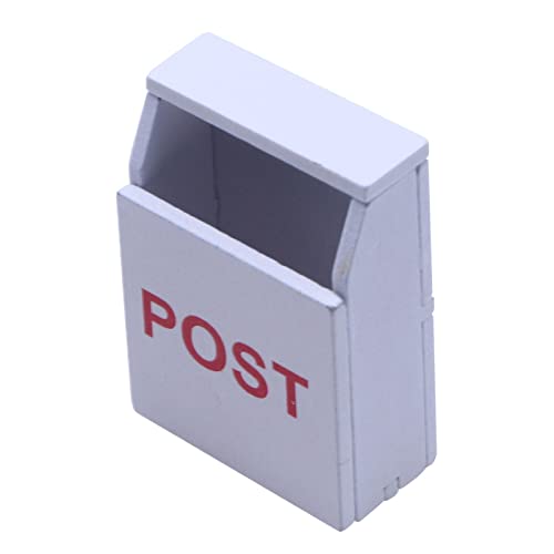 Folpus Retro Stil Puppenhaus Briefkasten Möbel Spielzeug 1:12 Mini Briefkasten für Heimwerker von Folpus