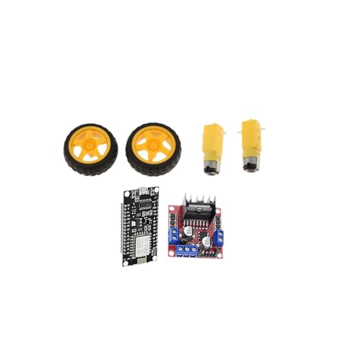 Folpus Roboter Car Chassis Kit Education Kit Motor Toy Auto Accessoires für Mädchen Jungen Alter 16+ von Folpus