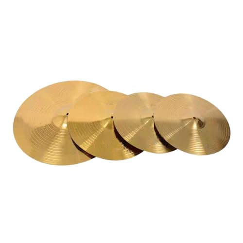 Folpus Schlagzeugbecken Übungsbecken Klang Klarer Anfänger Schlagzeuger Musikinstrument Zubehör Hi-Hat-Becken für Aufnahmen, 14inch 16inch 20inch Folpus Schlagzeugbecken Übungsbecken Klang Klarer Anfänger Schlagzeuger Musikinstrument Zubehör Hi-Hat-Becken für Aufnahmen, 14inch 16inch 20inch von Folpus