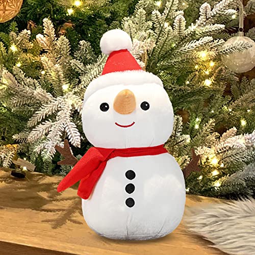 Folpus Schneemann Plüschtier Umarmungs Rückenkissen Charakter Puppen Dekoration, 22CM Folpus Schneemann Plüschtier Umarmungs Rückenkissen Charakter Puppen Dekoration, 22CM von Folpus