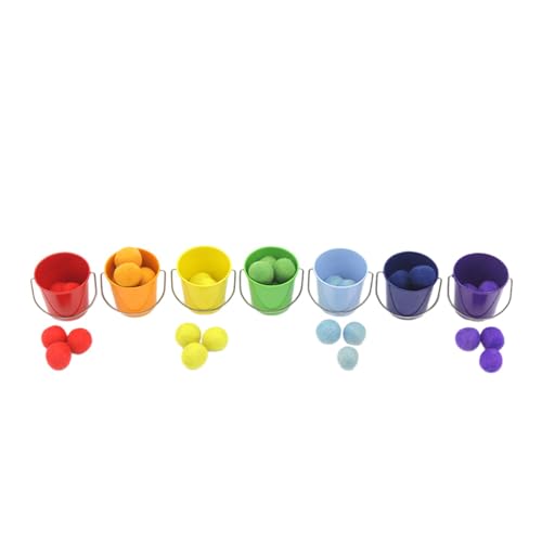 Folpus Sensorisches Spielzeug zum Zählen und Sortieren, Feinmotorik-Spielzeug, Zählspielzeug mit kleinem Ball, sensorisches Spielzeug für Jungen und Mädchen, von Folpus
