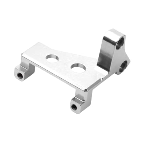 Folpus Servo Mount Getriebe Schachtel Differlieren RC-Auto Reparatur robuster Ersatz Augard für -4 Metall RC Lenkung Servohalterung, Argent von Folpus