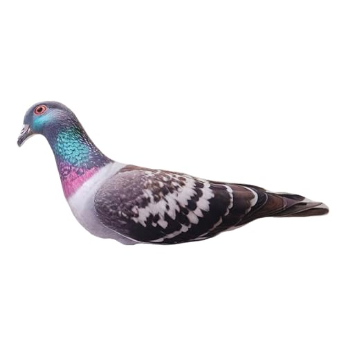 Folpus Simulation 3D-Tier-Plüschtier, Plüschpuppenkissen, einzigartiges Kinderspielzeug-Ornament, Stofftierkissen für, Jungen und Mädchen, Taube Folpus Simulation 3D-Tier-Plüschtier, Plüschpuppenkissen, einzigartiges Kinderspielzeug-Ornament, Stofftierkissen für, Jungen und Mädchen, Taube von Folpus