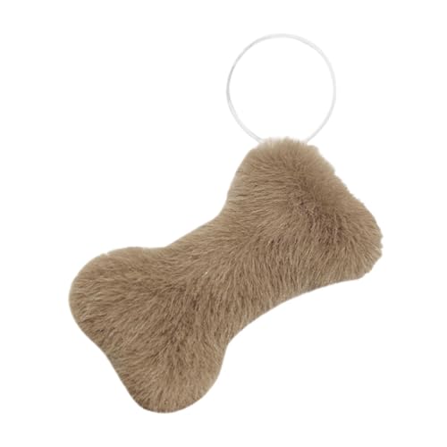 Folpus Simulieren Knochenform Plüschspielzeug Weiche Plüschpuppe, Aprikose 13 cm von Folpus