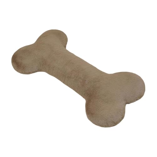 Folpus Simulieren Knochenform Plüschspielzeug Weiche Plüschpuppe, Aprikose 35 cm von Folpus