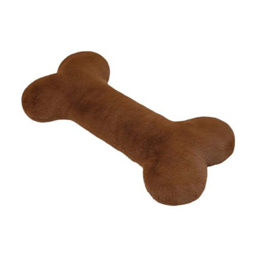 Folpus Simulieren Knochenform Plüschspielzeug Weiche Plüschpuppe, Kaffee 70 cm von Folpus