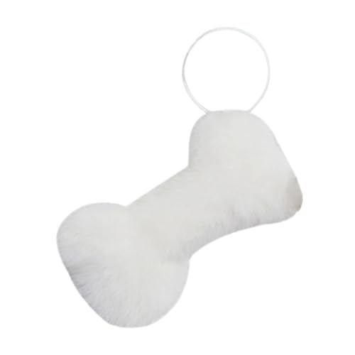 Folpus Simulieren Knochenform Plüschspielzeug Weiche Plüschpuppe, Weiß 13 cm von Folpus