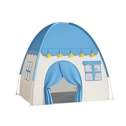Folpus Spielzelt für, Spielzimmer, tragbar, atmungsaktiv, großes Tipi-Land für, Kleinkinder im Alter von 3, 4, 5, 6 Jahren, Geschenk, Blau Folpus Spielzelt für, Spielzimmer, tragbar, atmungsaktiv, großes Tipi-Land für, Kleinkinder im Alter von 3, 4, 5, 6 Jahren, Geschenk, Blau von Folpus
