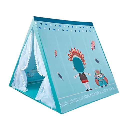 Folpus Spielzelt für Kinder, Tipi, Indoor-Spielhaus, Spielhauszelt für Jungen, Mädchen, Kinderparks, Hellblau Folpus Spielzelt für Kinder, Tipi, Indoor-Spielhaus, Spielhauszelt für Jungen, Mädchen, Kinderparks, Hellblau von Folpus