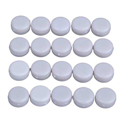 Folpus Spielzeug Rasselboxen DIY Plüsch Spielzeugpuppe Weißer Ersatz Crafts Tier Puppenzubehör kompakt vielseitige Klang Making, 1.5 cm von Folpus
