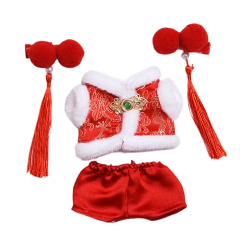 Folpus Tang-Anzug für Stoffpuppen, Anzieh-Flexibilität, DIY für kleine Mädchen, zum Anfassen, Puppen-Kleidungsset, stilvoll für 17 cm/6,69 Zoll, Top-Hose-Kopfbedeckung Folpus Tang-Anzug für Stoffpuppen, Anzieh-Flexibilität, DIY für kleine Mädchen, zum Anfassen, Puppen-Kleidungsset, stilvoll für 17 cm/6,69 Zoll, Top-Hose-Kopfbedeckung von Folpus