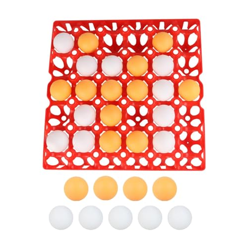Folpus Tischspringendes Ballspielzeug, Familienpartyspiele, Tischspiel für den Urlaub, Rote Tafel von Folpus