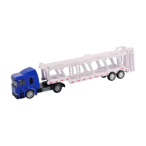 Folpus Tow Truck Toy Kids Kids Engineering Toy Tractor Building Vehicles Flachbett Anhänger für Kinder Im Innen Und Außenbereich Partyzubehör, Blau von Folpus