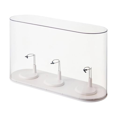 Folpus Vitrine für Puppen, Schaukasten, Stützrahmen, Aufbewahrungsbox, Schutzhülle für 5,91 Zoll 6,69 Zoll Puppenspielzeug, Sammlerstücke, Milchig Weiß Folpus Vitrine für Puppen, Schaukasten, Stützrahmen, Aufbewahrungsbox, Schutzhülle für 5,91 Zoll 6,69 Zoll Puppenspielzeug, Sammlerstücke, Milchig Weiß von Folpus