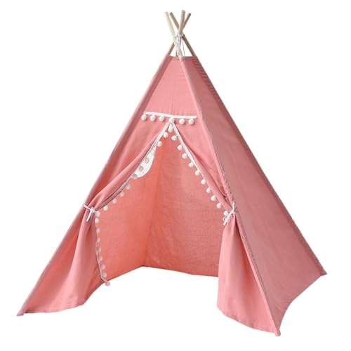 Spielzelte 1,6 m Kid Spielen Haus Tragbare Kinder Zelte Mädchen Zimmer(Pink) von FonHNDG