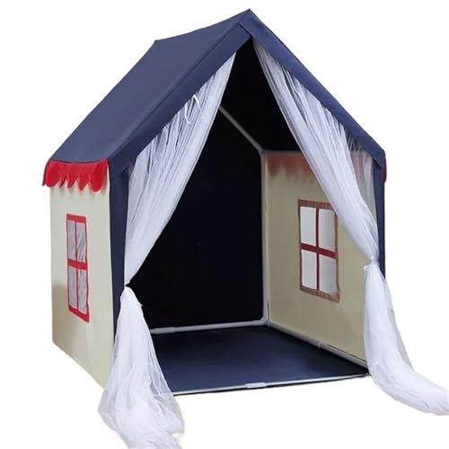 Spielzelte 110X90X125cm Tragbare Kinder Zelt Spielen Haus Indoor Outdoor Spielzeug(Blue) von FonHNDG