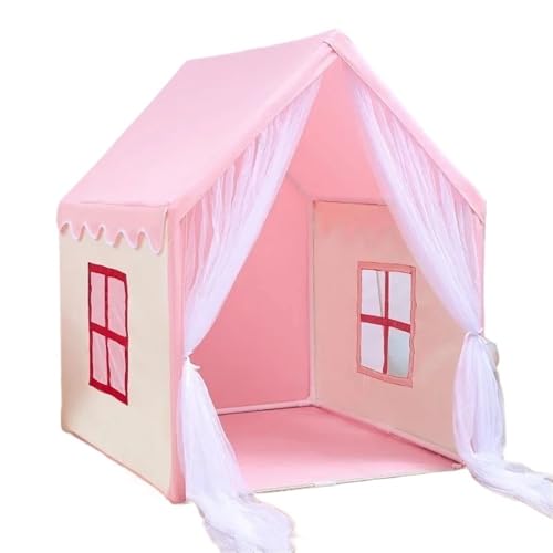 Spielzelte 110X90X125cm Tragbare Kinder Zelt Spielen Haus Indoor Outdoor Spielzeug(Pink) von FonHNDG