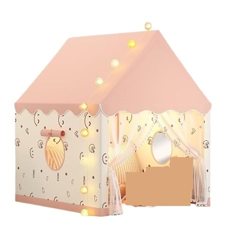 Spielzelte 120x105x128cm Kinder Spielen Zelt Indoor Outdoor Spielhaus Folding Decor(Pink only Tent) von FonHNDG