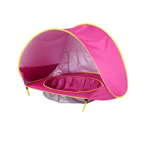 Spielzelte Baby Strand Zelt Tragbare Schatten Pool Shelter Outdoor Kind Spielen Haus(Pink) von FonHNDG
