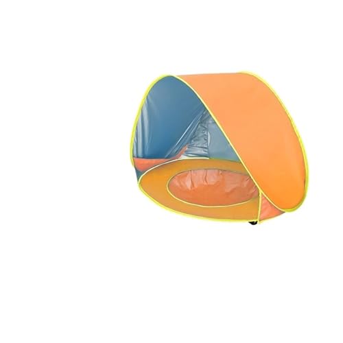 Spielzelte Babyzelt mit Pool, Pop-Up, tragbarer Schattenpool, Kinderzelt im Freien, Spaß-Spielzelt(Orange) von FonHNDG