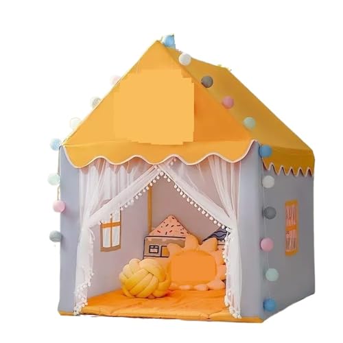 Spielzelte Großes Kinderspielzeugzelt, faltbares Spielhaus, Kinderzimmerdekoration(Yellow) von FonHNDG