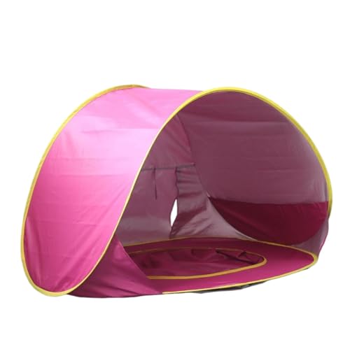 Spielzelte Großes faltbares Kinder-Strandspielzelt mit Wasserbecken, einfach aufzubauen, tragbar for den Außenbereich(Pink) von FonHNDG