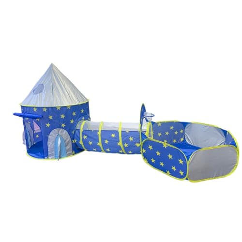 Spielzelte Kinder Zelt Haus Spielzeug Ball Tragbare Abnehmbare Indoor Outdoor Spielhaus Dekor(Blue) von FonHNDG