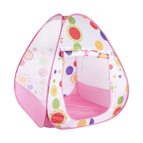 Spielzelte Kinderspielzelt Indoor- und Outdoor-Spiele Zelthausspielzeug, (Pink) von FonHNDG
