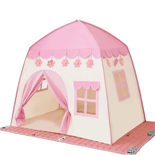 Spielzelte Kinderzelt Indoor Outdoor Klappspielzeug Zelte Zimmer Spielhaus(Pink) von FonHNDG