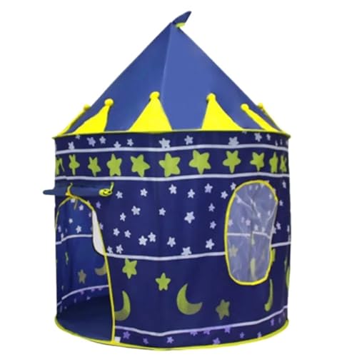 Spielzelte Kinderzelt Tragbares faltbares Spielzelt Babyspielhaus Großes Outdoor(Blue) von FonHNDG