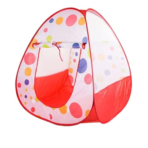 Spielzelte Pop-Up-Spielzelt for Kinder, Indoor- und Outdoor-Zelthausspielzeug, (Red) von FonHNDG