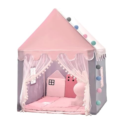 Spielzelte Tragbares Kinderspielzeugzelt, das Kinderzelte zusammenfaltet, Spielhaus, Kinderzimmerdekor(Pink) von FonHNDG