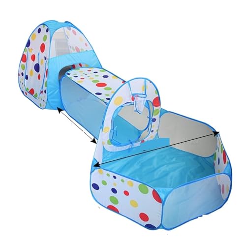 Spielzelte Tragbares Kinderzelt Spielzeugzelt Outdoor Spielhaus Kinder Pop-up-Zelte(Blue) von FonHNDG