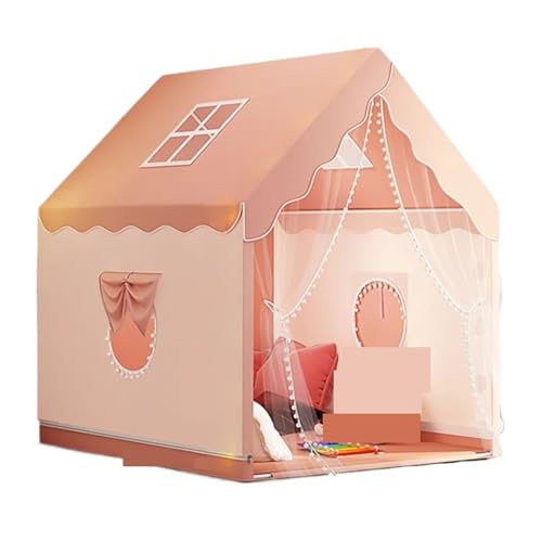Spielzelte Zelt Spielzeug for Kinder Indoor Folding Multi-use Zelte Spielhaus Zimmer Dekor(Pink) von FonHNDG