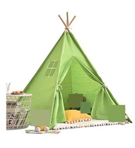 Spielzelte Zelt for Kinder Indoor Haushalt Tragbares Klappspielzeug Spielhaus for Mädchen und Jungen(Green) von FonHNDG