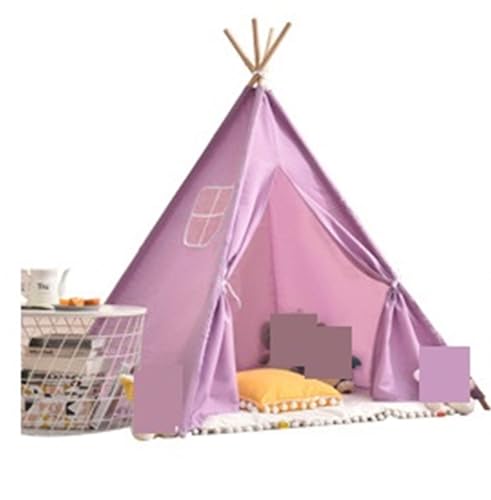 Spielzelte Zelt for Kinder Indoor Haushalt Tragbares Klappspielzeug Spielhaus for Mädchen und Jungen(Purple) von FonHNDG