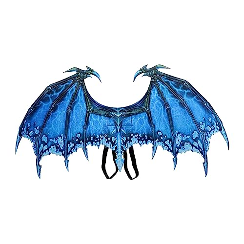 Fonowx Dinosaurier-Flügel, Drachen-Kostüm, Spielzeug, Karneval, Cosplay, Party, Gastgeschenke, Erwachsene, lustig, kreativ, Blau Fonowx Dinosaurier-Flügel, Drachen-Kostüm, Spielzeug, Karneval, Cosplay, Party, Gastgeschenke, Erwachsene, lustig, kreativ, Blau von Fonowx