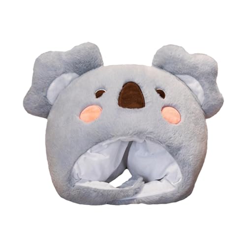 Fonowx Plüsch Koala Hut Kopfbedeckung Warm Cover Neuheit Erwachsene Kinder Dekoration Kopfschmuck Kopfbedeckung für Festival Nacht Event Zubehör Fonowx Plüsch Koala Hut Kopfbedeckung Warm Cover Neuheit Erwachsene Kinder Dekoration Kopfschmuck Kopfbedeckung für Festival Nacht Event Zubehör von Fonowx