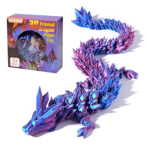 Fonyiunce 3D Druck Drache, Beweglichen Drachen, 3D Geheimnisvolle Drachen Spielzeug, Voll Beweglicher Drache Kristalldrache, 3D Mini Aquarium Dekorationen, Für Autos, Büros Fonyiunce 3D Druck Drache, Beweglichen Drachen, 3D Geheimnisvolle Drachen Spielzeug, Voll Beweglicher Drache Kristalldrache, 3D Mini Aquarium Dekorationen, Für Autos, Büros von Fonyiunce