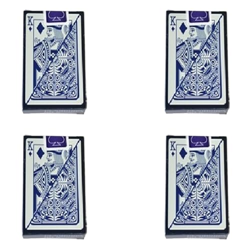 Foollusiie 4X Poker Karten Wasserdicht Hold'em Spiel Karten Black Jack Plastik Spiel Karte Poker Spiel Brett Spiel Karte Blau Foollusiie 4X Poker Karten Wasserdicht Hold'em Spiel Karten Black Jack Plastik Spiel Karte Poker Spiel Brett Spiel Karte Blau von Foollusiie