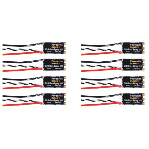 Foollusiie 8 STÜCKE 20A ESC BLHeli-S Elektronischer Drehzahlregler Unterstützt DSHOT600 für FPV RC Drone Multicopter Quadcopter Foollusiie 8 STÜCKE 20A ESC BLHeli-S Elektronischer Drehzahlregler Unterstützt DSHOT600 für FPV RC Drone Multicopter Quadcopter von Foollusiie