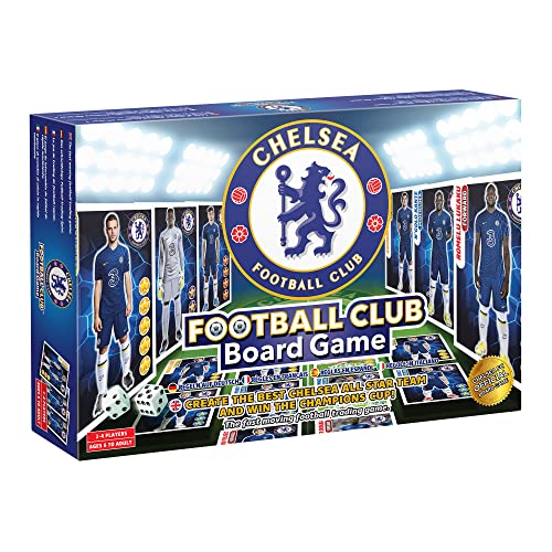Football Billionaire Brettspiele | Familien-Brettspiele für Kinder und Erwachsene | Alter 6+ | Handels- und Familienstrategie-Brettspiel für 2-4 Spieler (Chelsea) von Football Billionaire