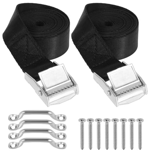 Foppla 2pcs Batterie Bindung Gurt Kit tragbare Batteriekasten Halten Sie den Gurt Kit mit resistenten RV -Batterie -Hold -Down -Kit mit Schweren Batterie -Box -Krawatten -Riemen -Gurt -Austausch für R Foppla 2pcs Batterie Bindung Gurt Kit tragbare Batteriekasten Halten Sie den Gurt Kit mit resistenten RV -Batterie -Hold -Down -Kit mit Schweren Batterie -Box -Krawatten -Riemen -Gurt -Austausch für R von Foppla