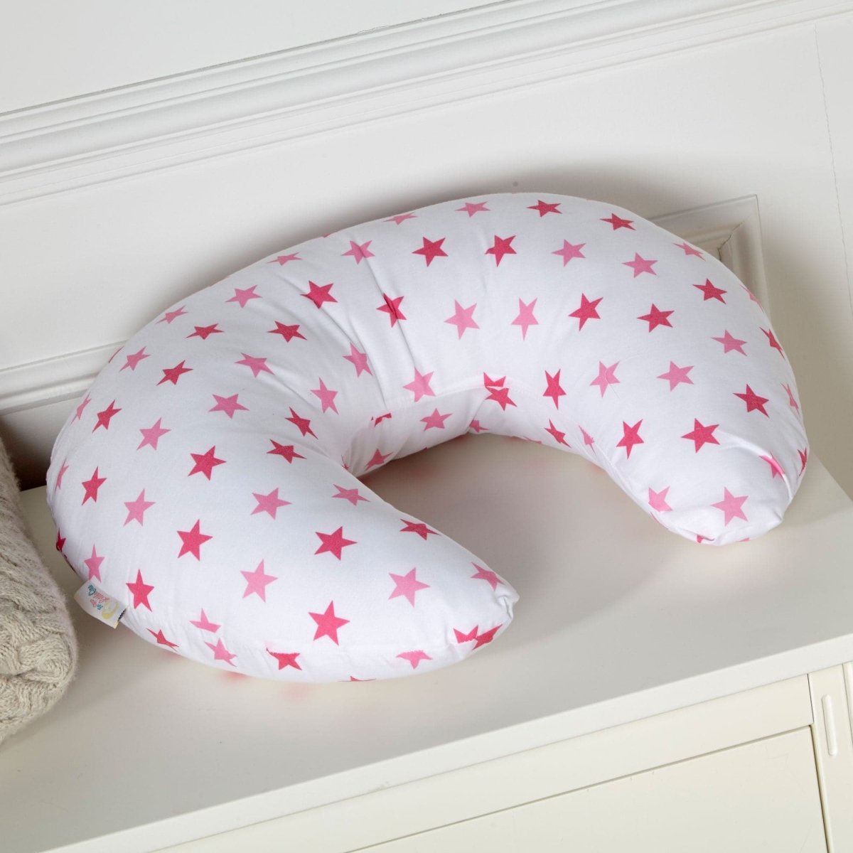 Stillkissen - Kleiner rosa Stern (NUR BEZUG) von For Your Little One
