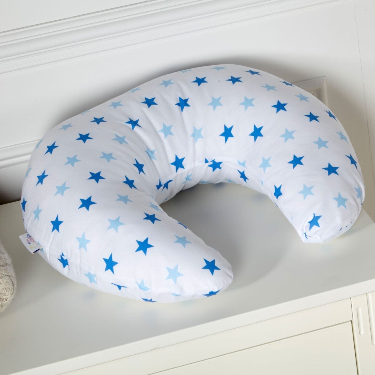 Stillkissen - Little Blue Star (NUR BEZUG) von For Your Little One